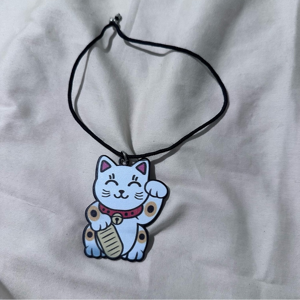 Cat rearview mirror decoration